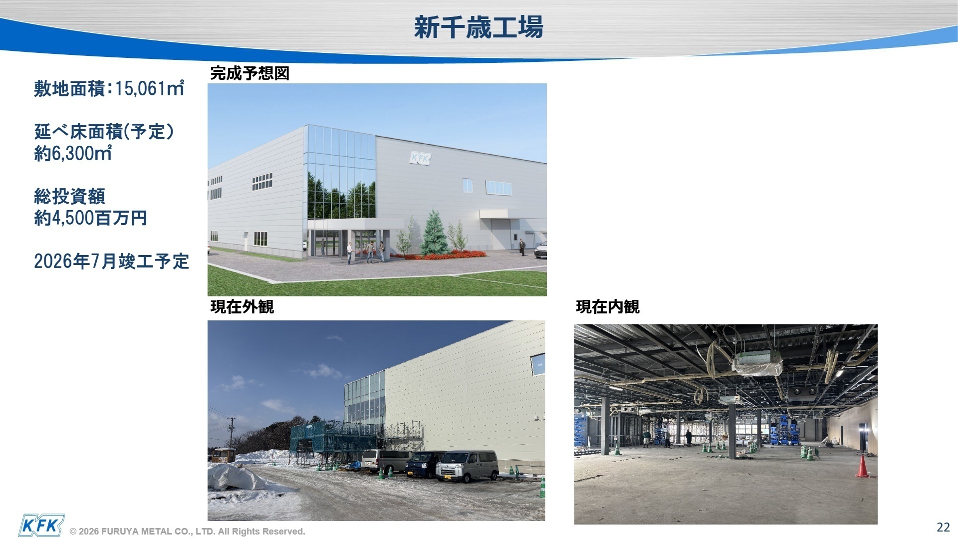 新千歳工場 完成予想図