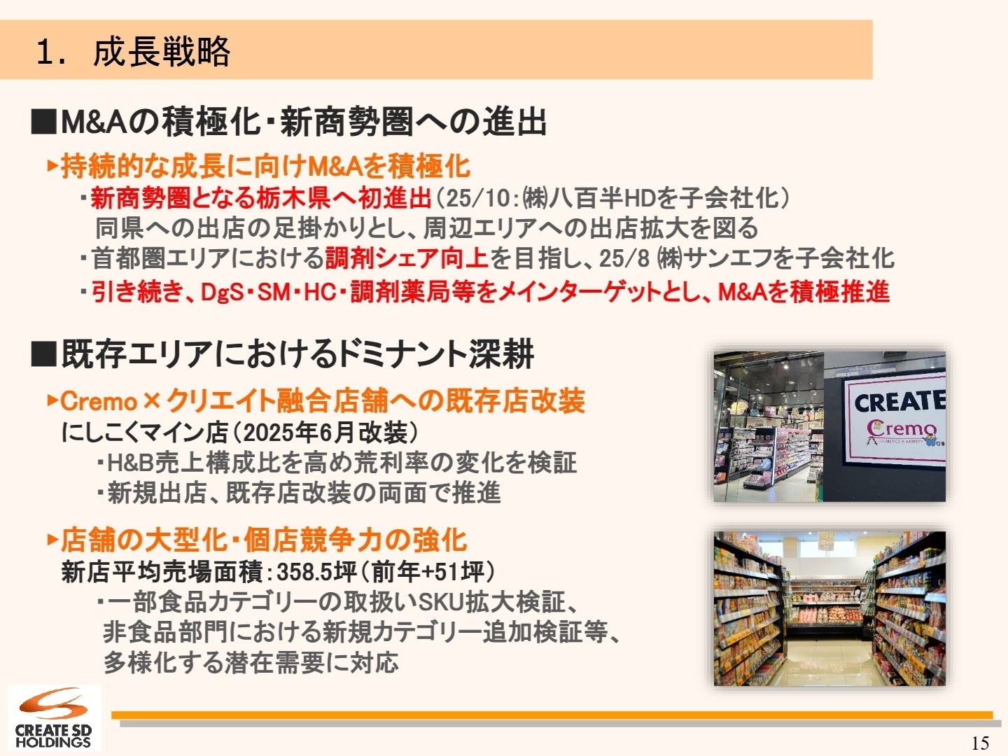 新中期経営計画の進捗 - 成長戦略