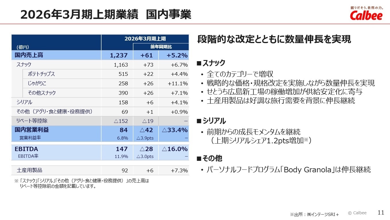 国内事業の概況