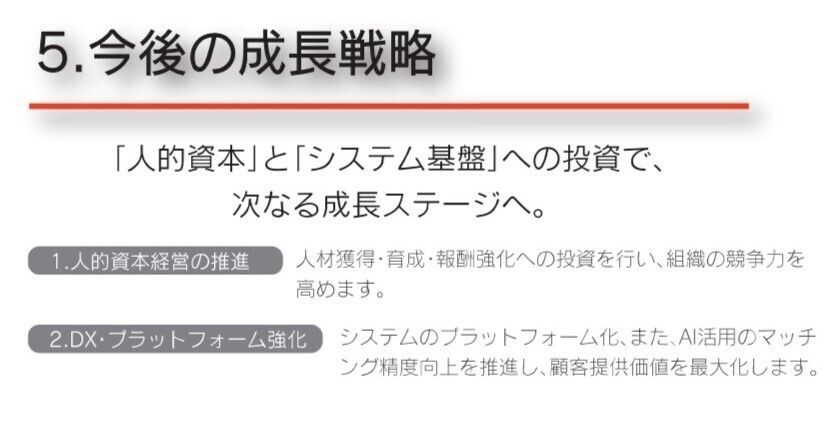 今後の成長戦略