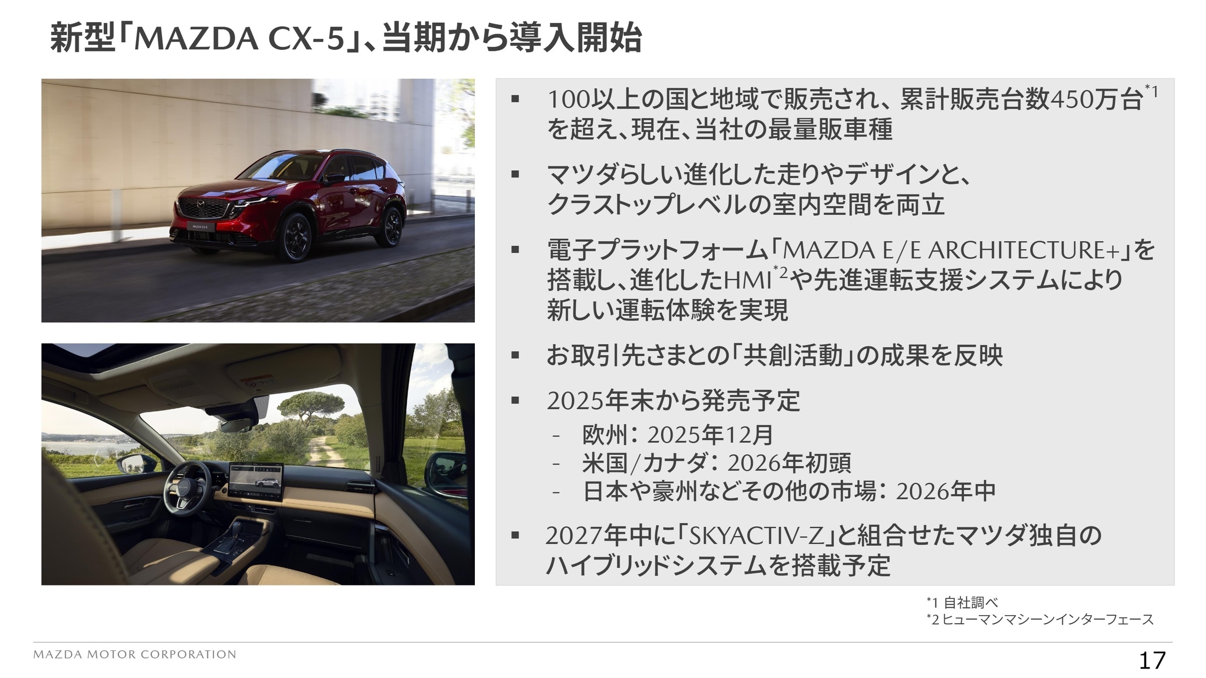 新型MAZDA CX-5 2025年末から発売予定