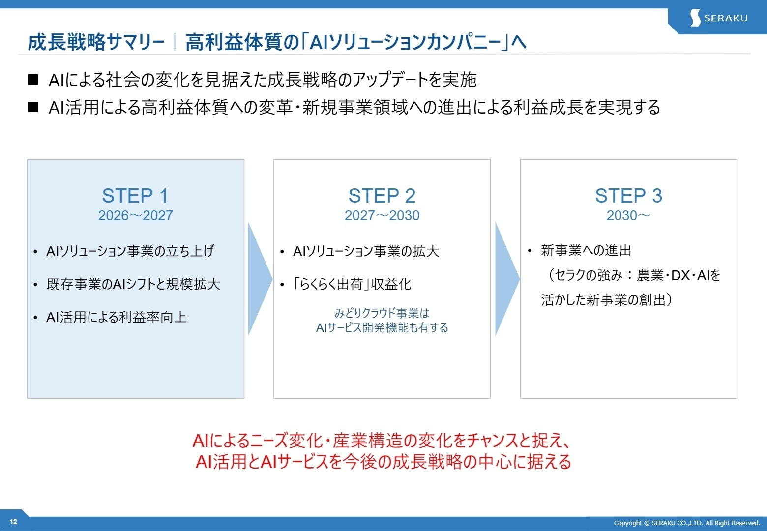 成長戦略サマリー