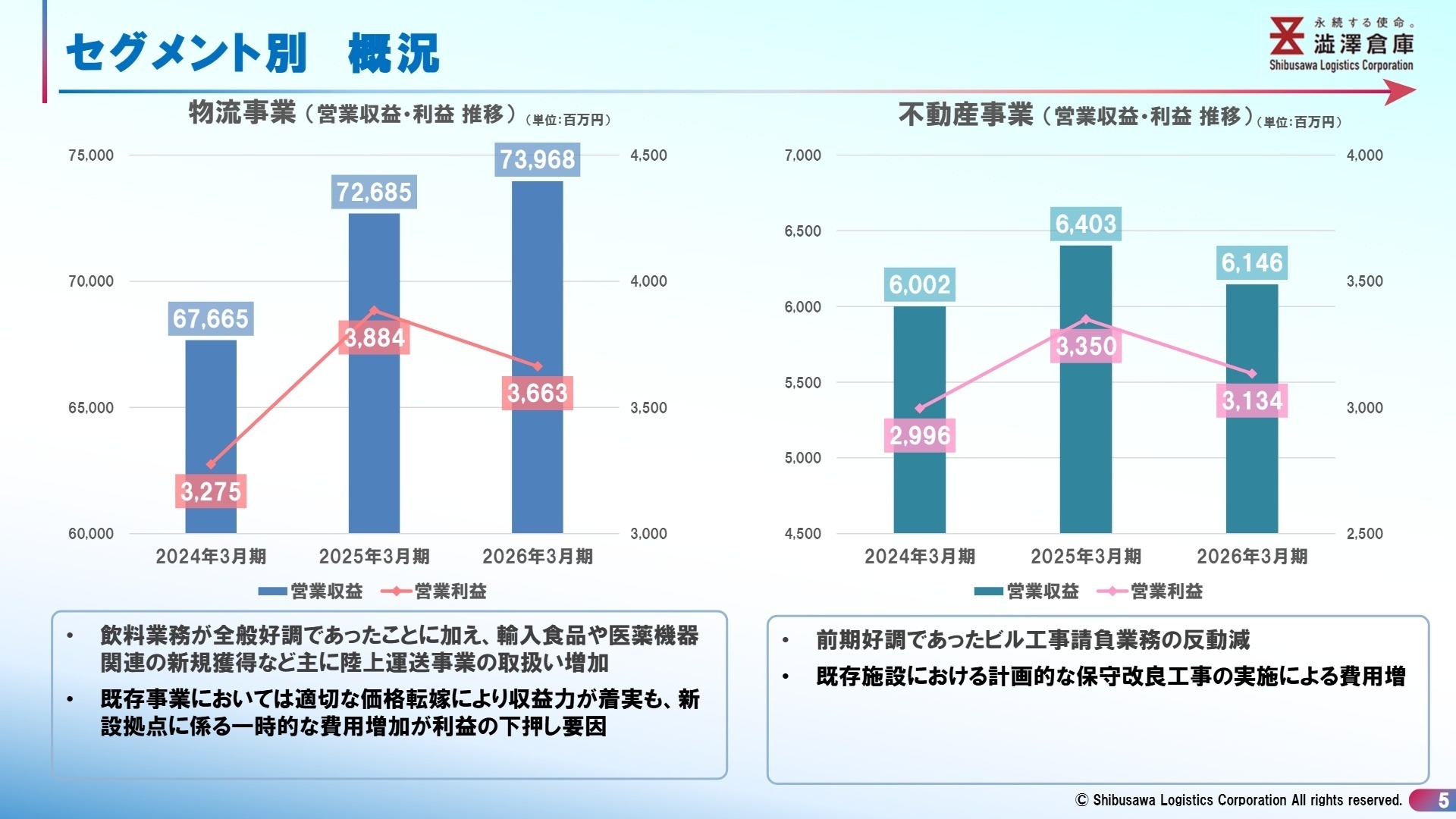 事業セグメント概況